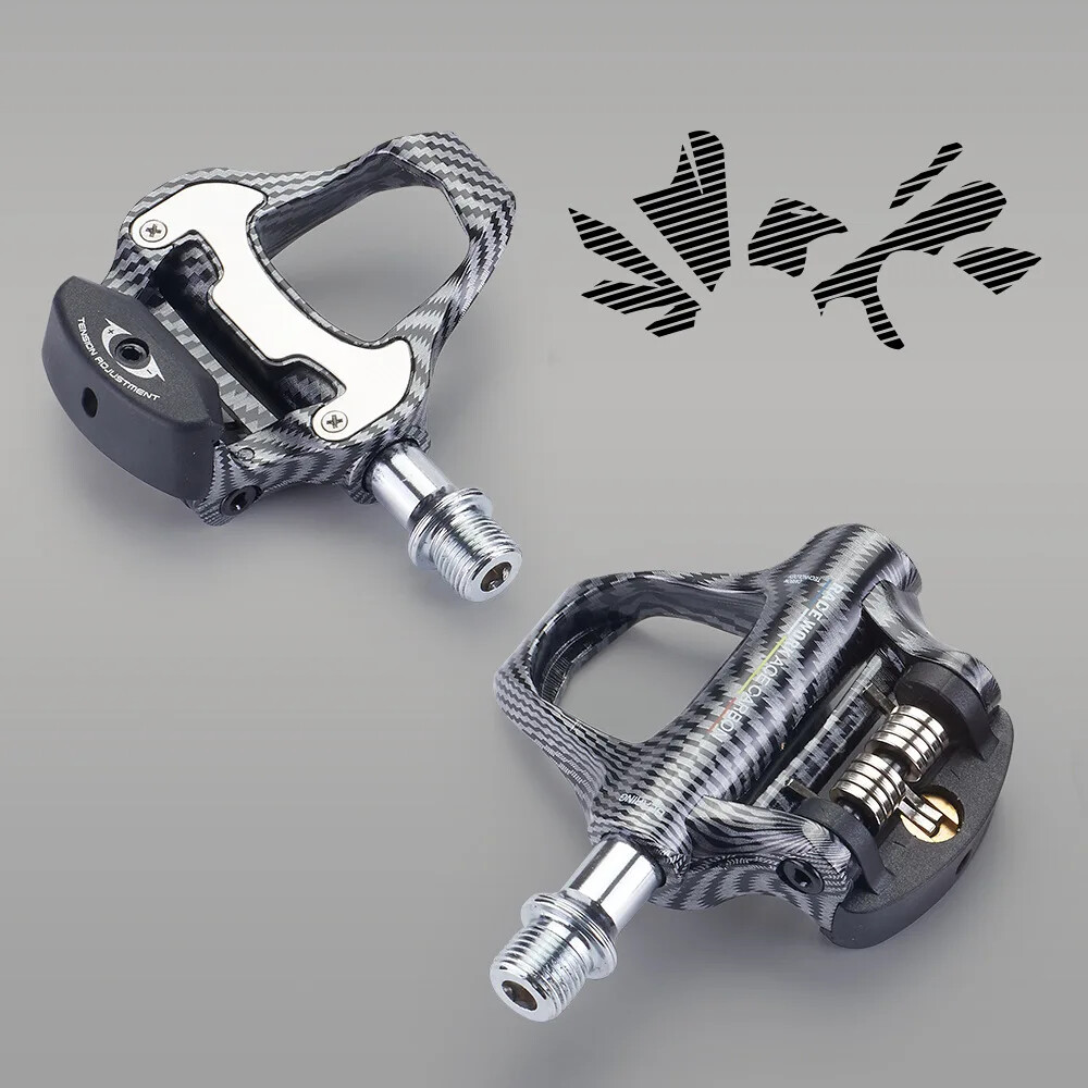 Road Bike Lock Pedal Texture Self-Locking Paddle Bearings Pedal With SPD Lock