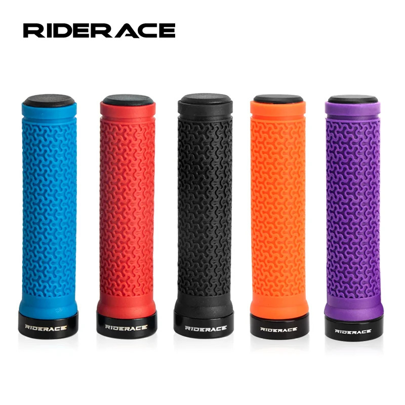 Premium Bike Handlebar Grips, Single Lock-on Professional Mountain Bicycle Ha…