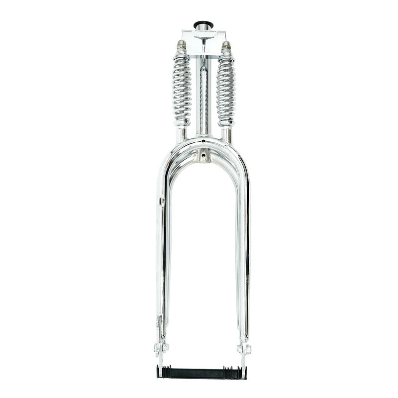 Tracer 1-1/8″ Dual Springer Classic Fork for Disc Brake For 26″x3.0 4.0 Fat Tire