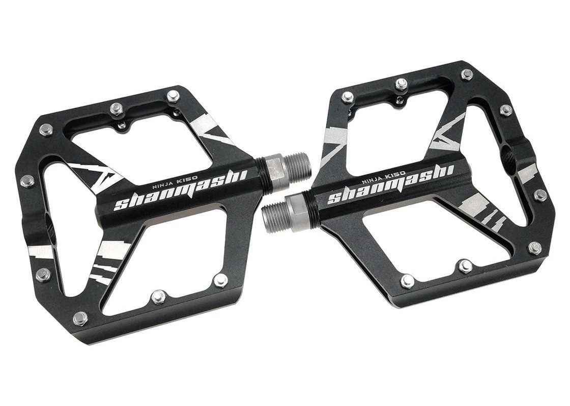 NINJA K150 Aluminum Bike Pedals Mountain BMX Bicycle sealed bearing Wide Pedal