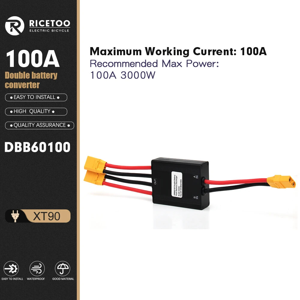 E-bike Battery Module 20A-100A 20V-70V E-bike Dual Battery Connect 40-100V 120A