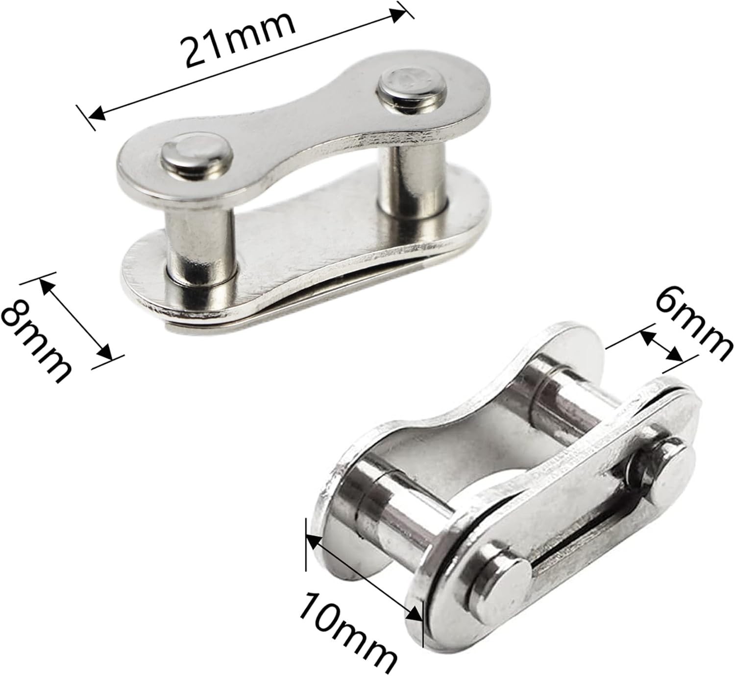 4 Pairs Bicycle Missing Link 1/6/7/8/9/10/11/12 Speed Chain Reusable Steel Chain