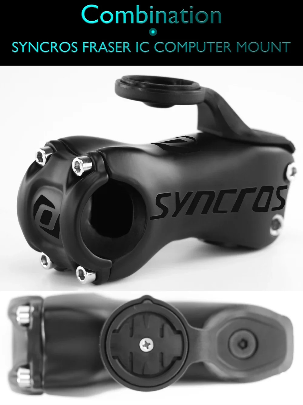 Mountain/Road Bike Angle 6/17 Degree 60-120mm Carbon Stem 28.6mm Diameter