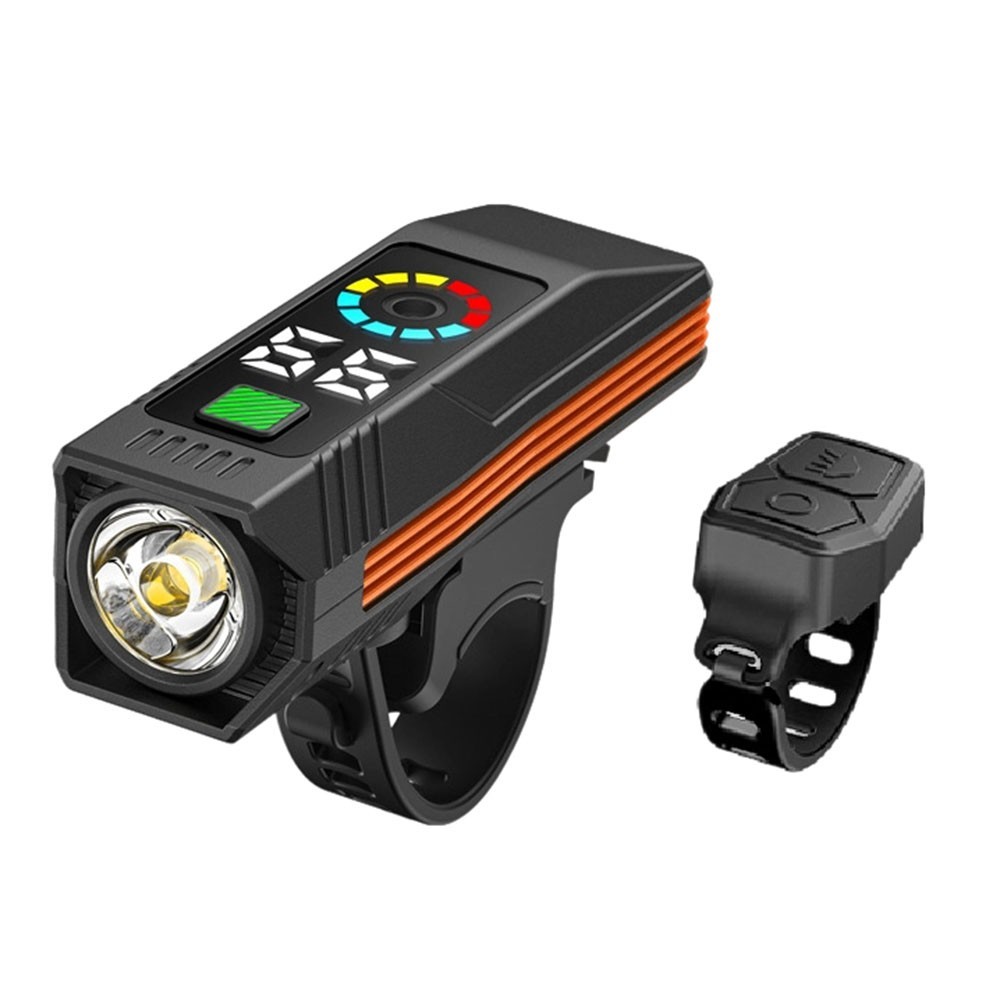 Front Light for Bike with Digital Readout and Integrated System