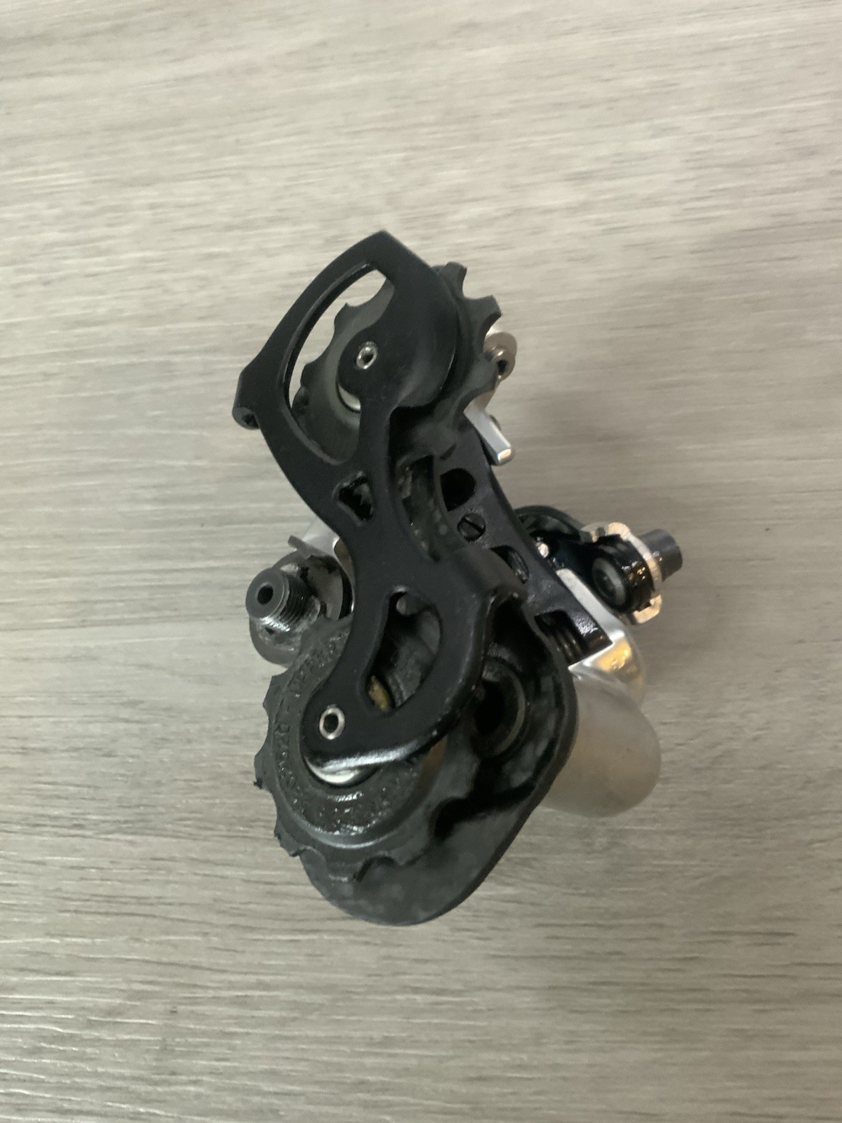 CAMPAGNOLO RECORD TITANIUM REAR DERAILLEUR CARBON TITANIUM 10 OR 9 SPEED