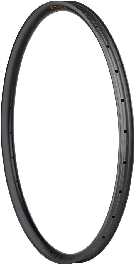 Teravail Fluent Mountain Rim – Front, 29″, Disc Brake, Matte Carbon, 28H