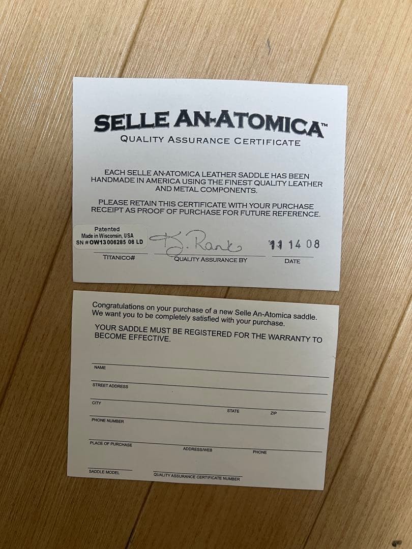 Sella Anaica Ostrich Milton Lifetime 2008