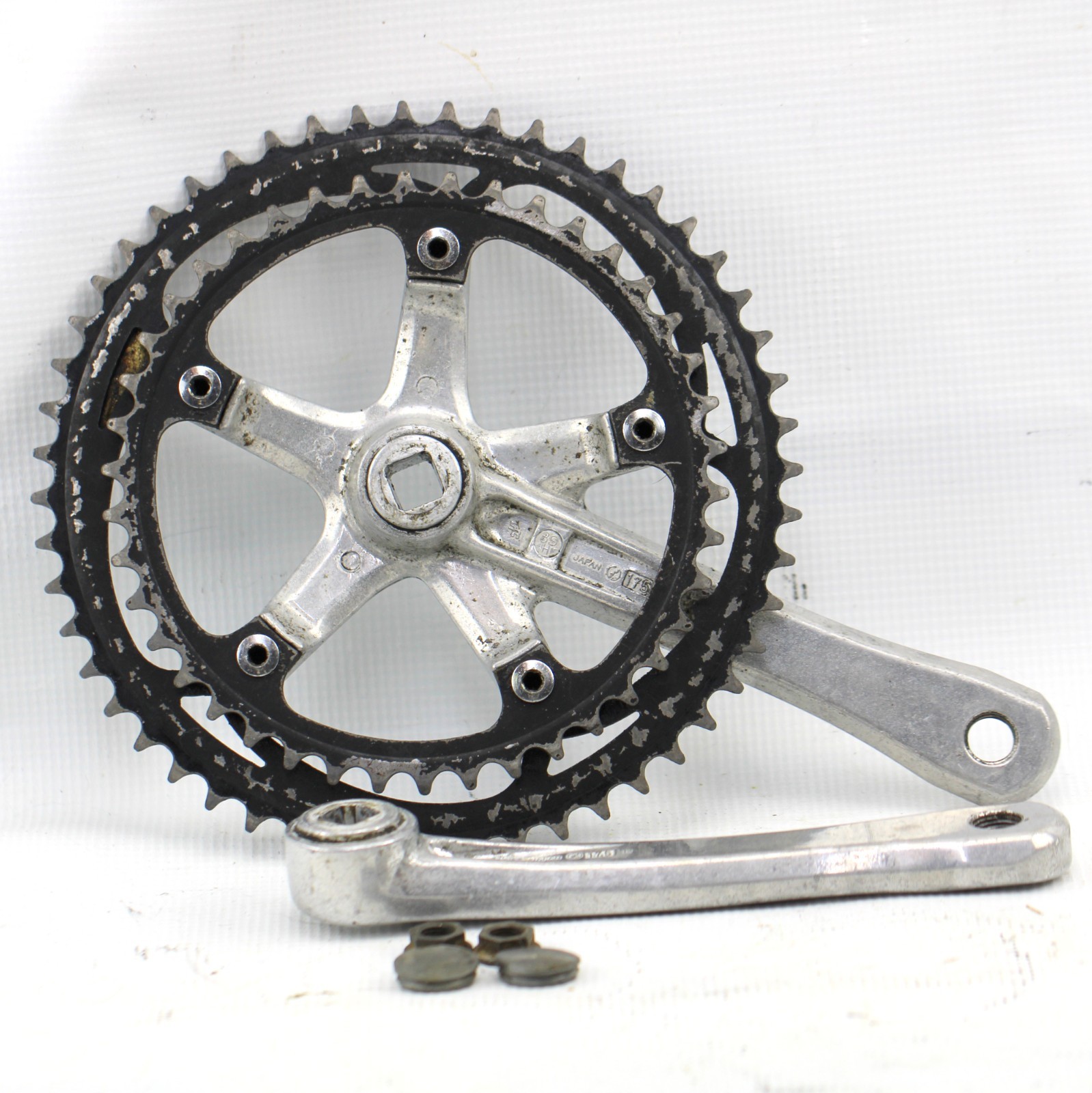SAKAE BLAZE CRANKSET 42-52t Square Taper Double 930g Road Bike 175mm