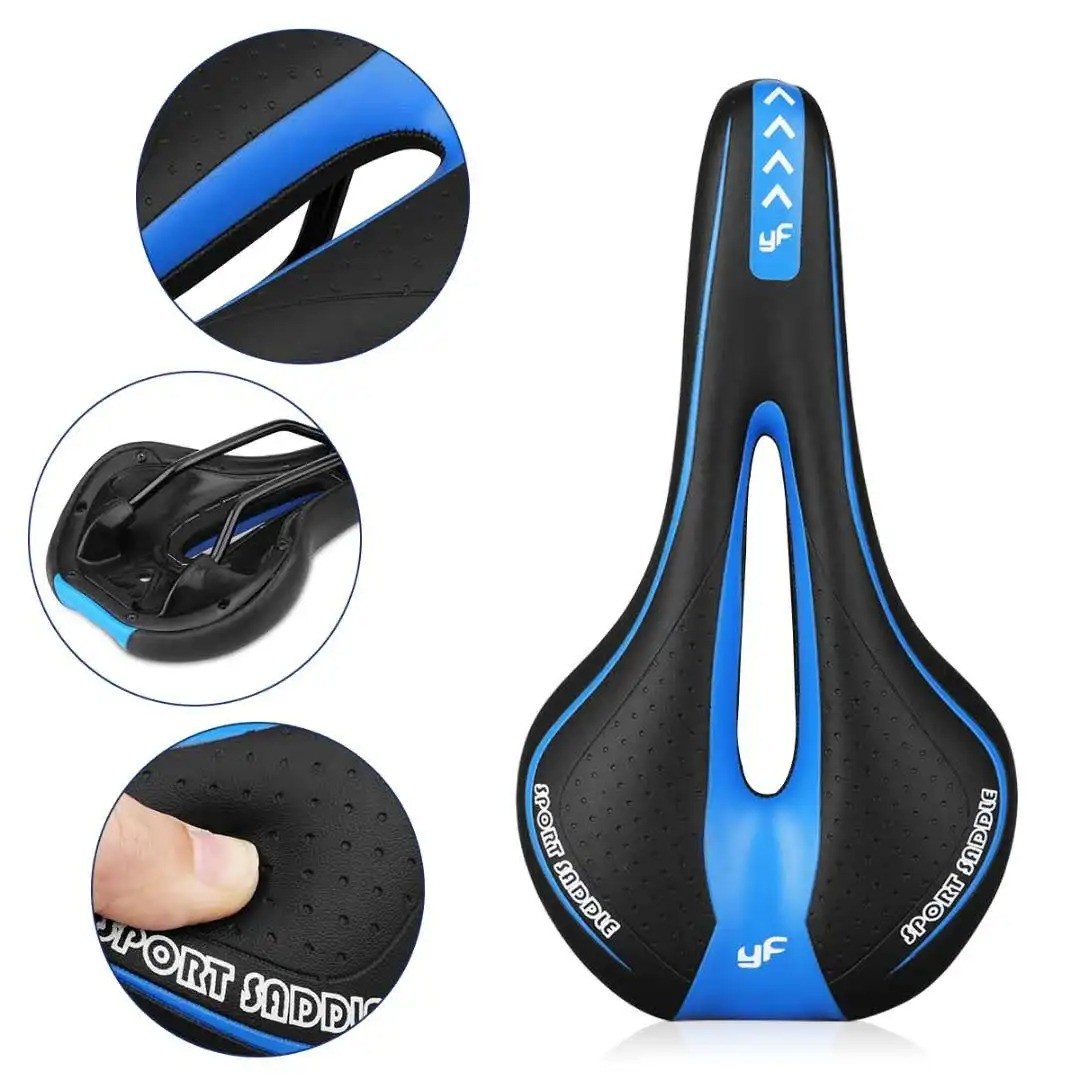 Soft Gel Bike Saddle Seat Comfort Bicycle Cycling Mountain Road Cushion Padded: