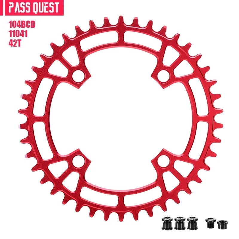 MTB Bicycle Round 104BCD Chainring 32T/34T/36T/38T/40T/42T/44T/46T/48T Plate