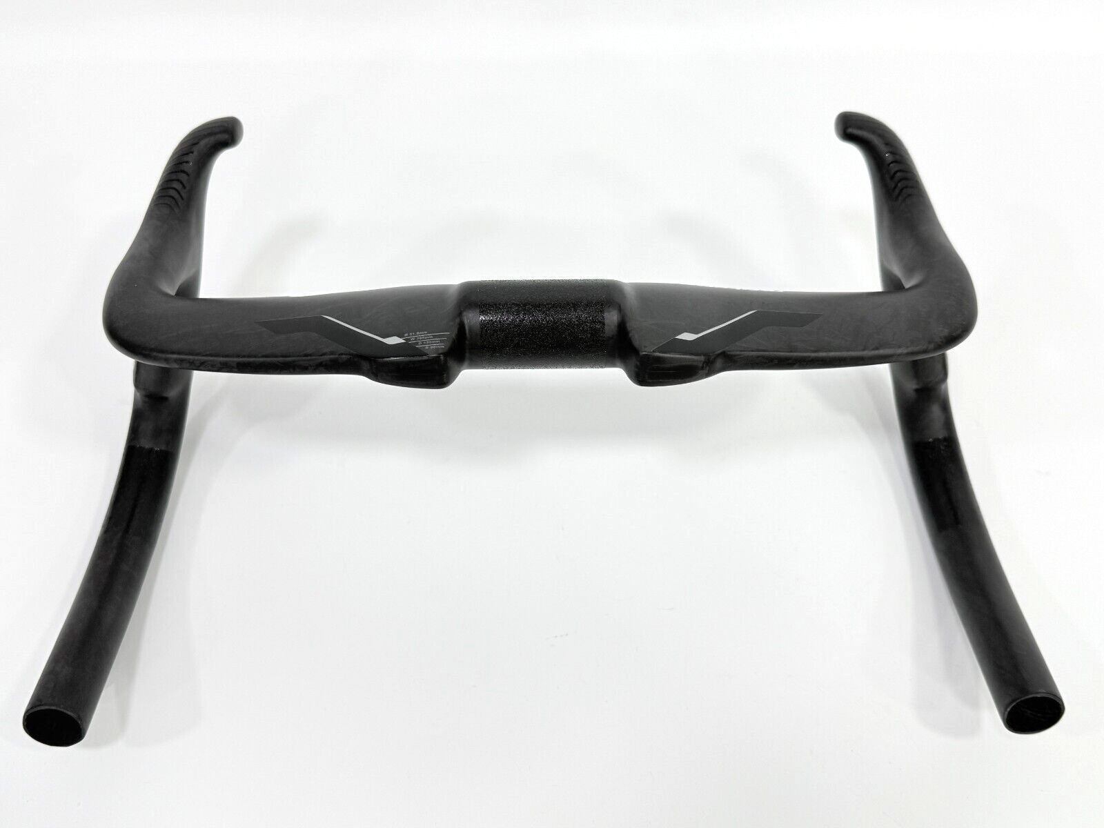 Vision Metron Track 31.8x365mm Carbon Drop Bar Handlebar (White Logo)