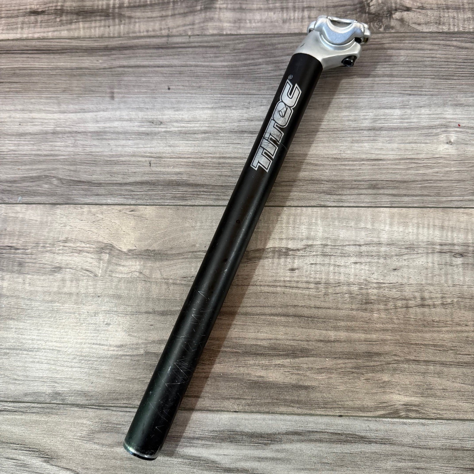 1996 Titec 27.0 Aluminum Seatpost 340mm Black 