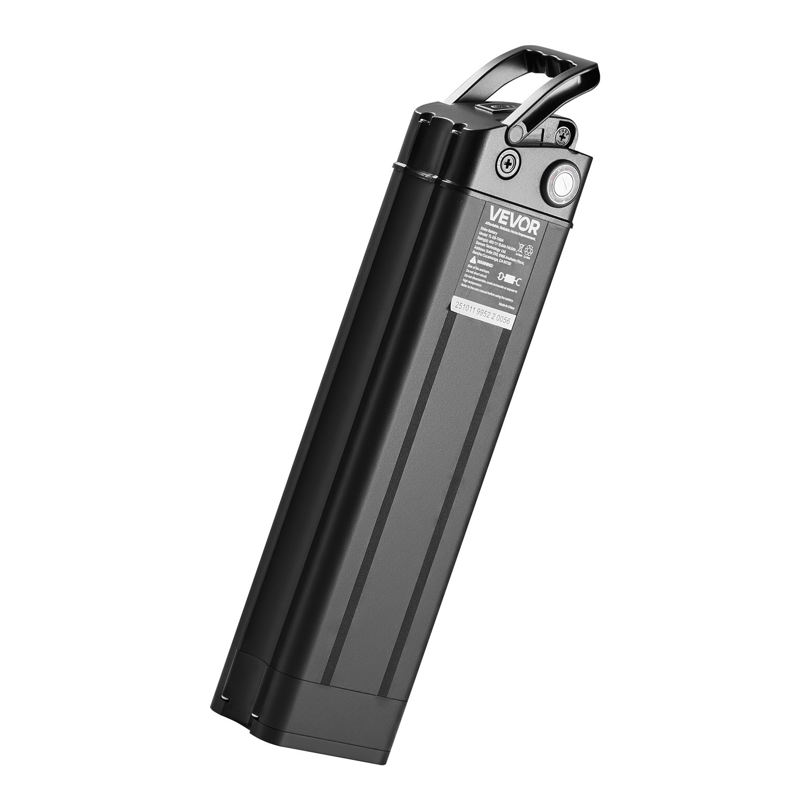 VEVOR Ebike Battery Electric Bike Lithium Battery 48V 15.6Ah for 1000W Motor BMS