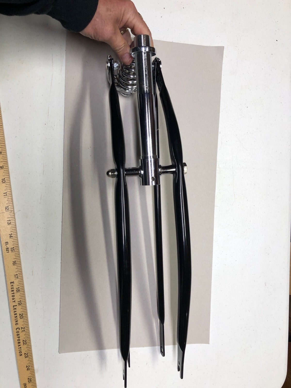 Springer Fork BICYCLE Schwinn BLACK & CHROME EXCELLENT bike fork for 26″ bikes