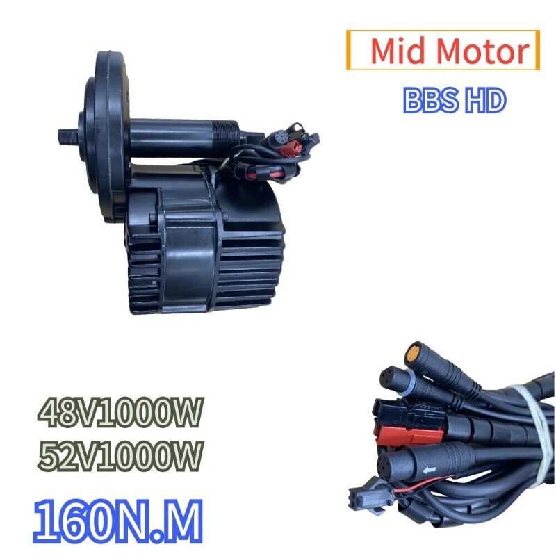 36V 48V 52V 500W 750W 1000W Mountain Electric Bike Gear Mid Motor Conversion Kit