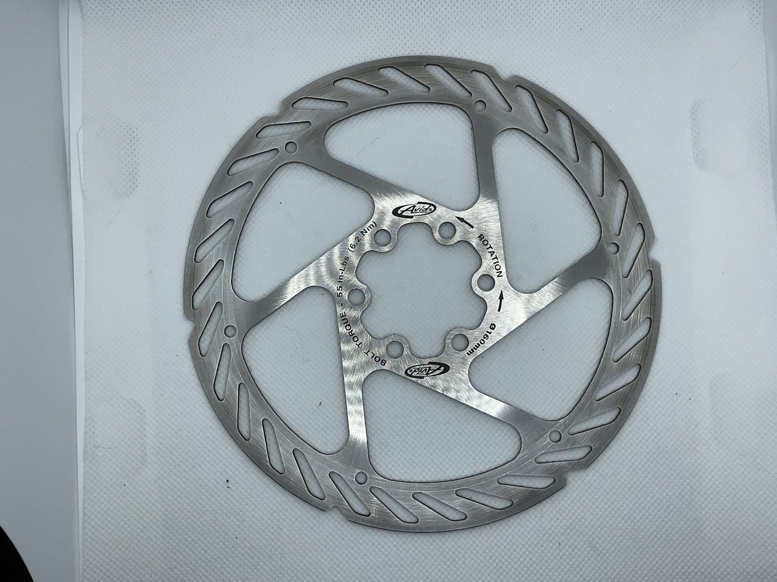 Avid 160mm 6-Bolt Disc Brake Rotors Pair CleanSweep MTB Clean 1.8mm BB5 BB7 BBDB