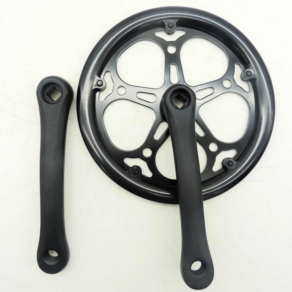 Single For speed Folding Bike Crankset 170mm 40T 44T 52T Alloy Chainring Set