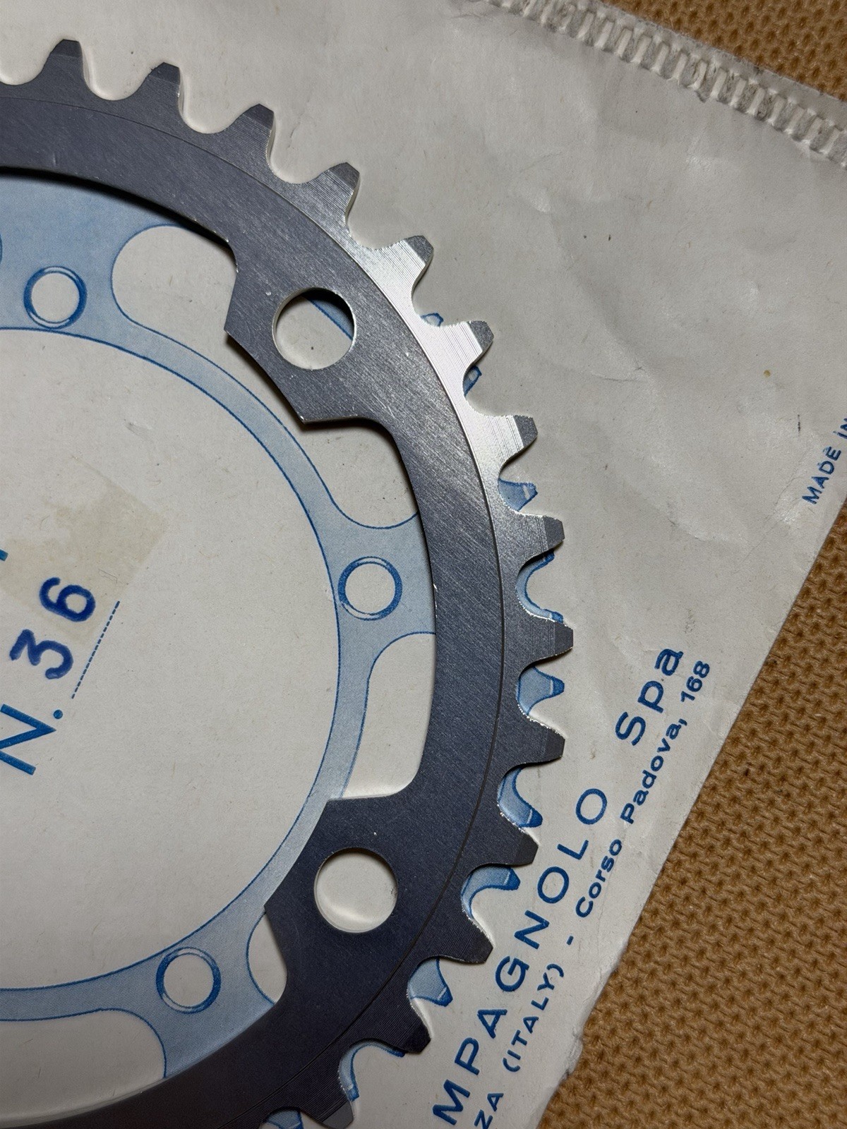 NOS Vintage Campagnolo Gran Sport 36T Chainring 116 BCD For GS Triomphe Victory