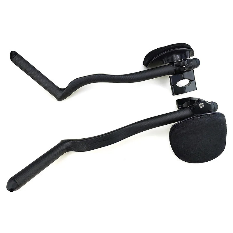Carbon Fiber Bicycle Triathlon Bar 55° Degree Anti-slip Integrated Aero Rest Bar