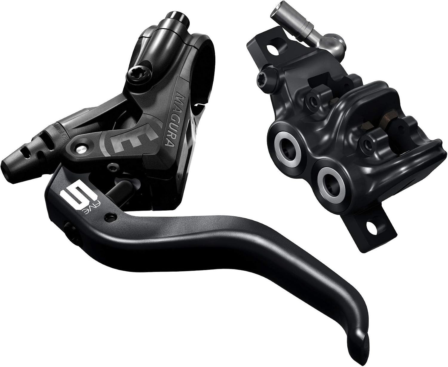 Forged 2-Finger Brake Lever with Banjo Connection