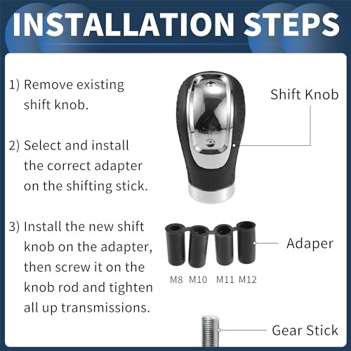 9.4cm Universal Shift Knob for 5/6 Speed Manual Transmission