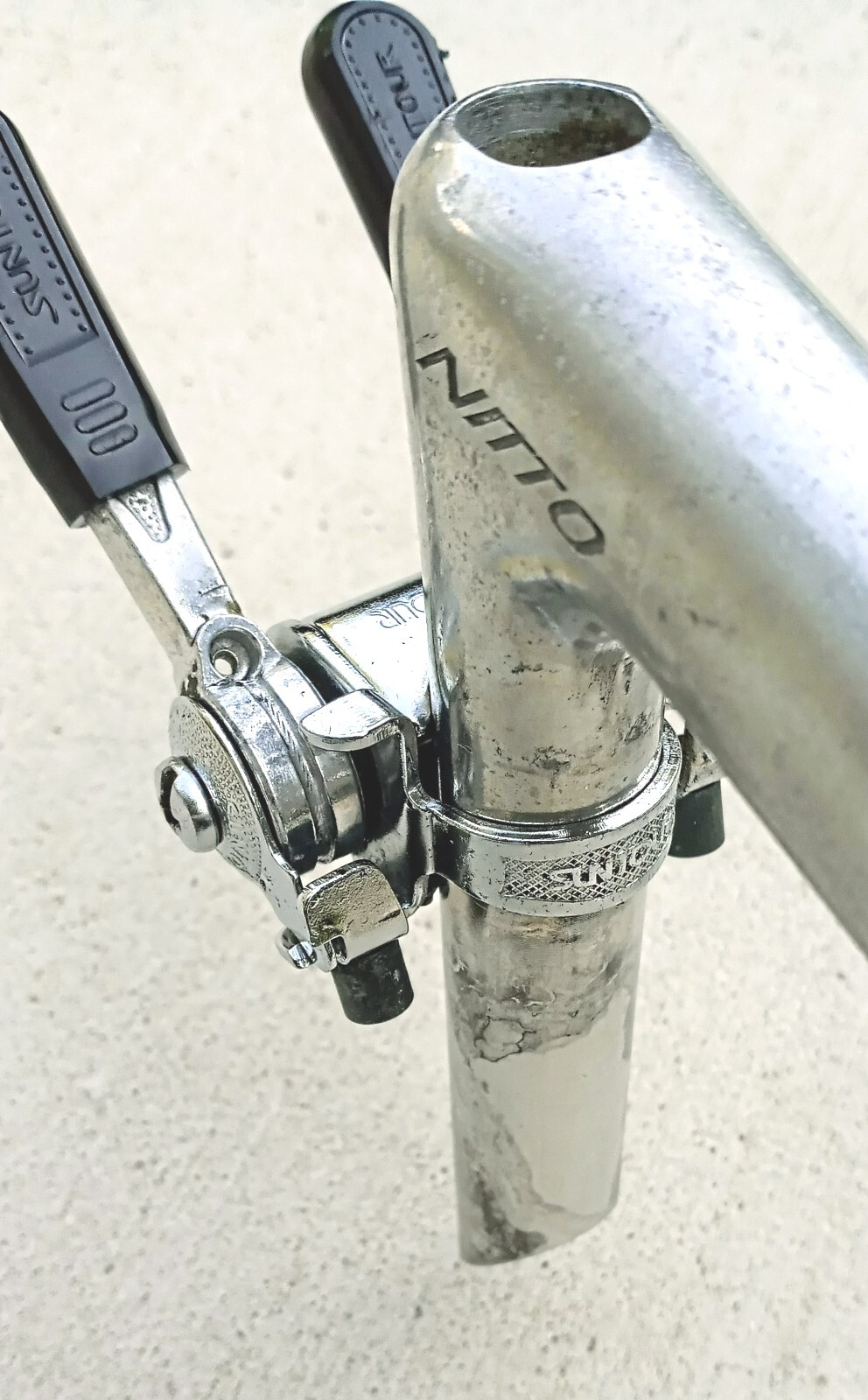 Vintage Nitto Dia Compe & Suntour Road Bike Handlebars Brakes Derailuers 80s Vtg