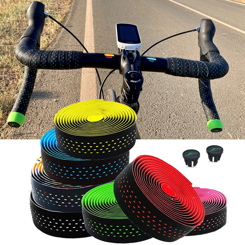 Silicone Bar Tape Road Bike / Drop Handlebar Tape Silica EVA Soft Wrap Bicycle
