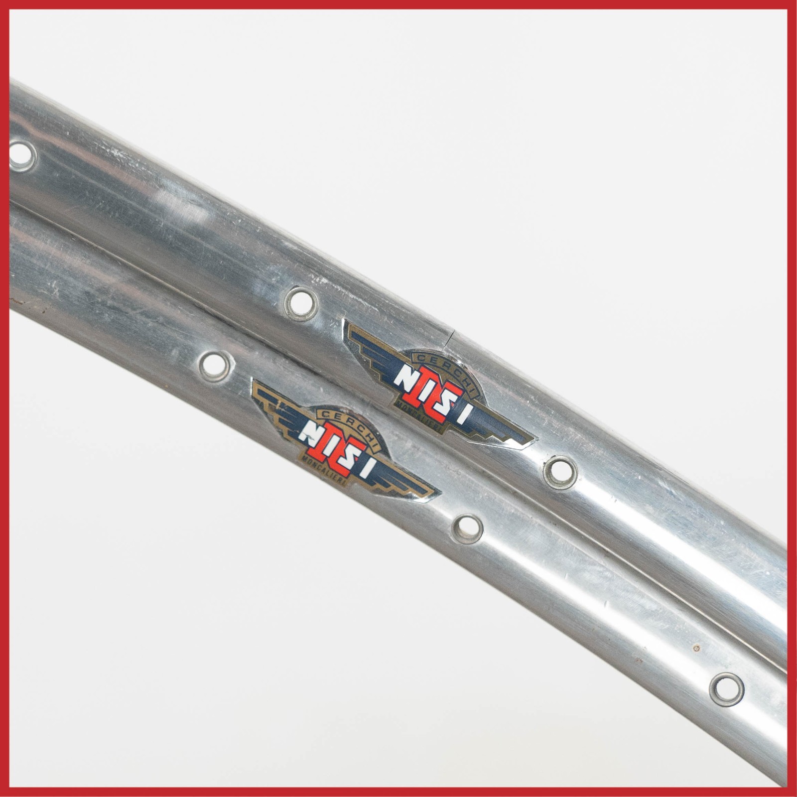 NOS NISI CORSA STRETTO TUBULAR RIMS 28″ 700c 36H VINTAGE ROAD BICYCLE SILVER