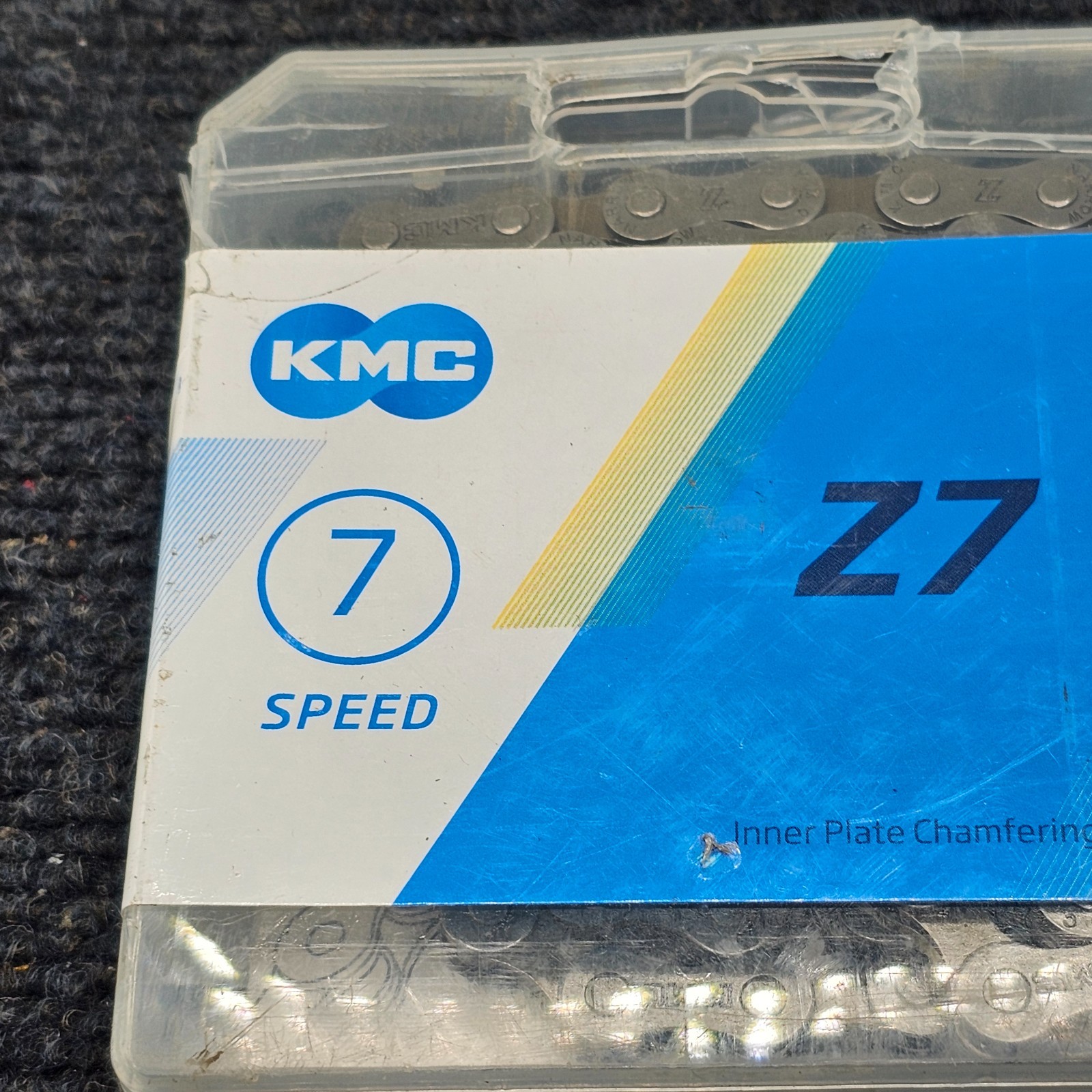 KMC Z7 7-Speed Bicycle Chains 116-Links 1/2″ x 3/32″ Gray/Brown