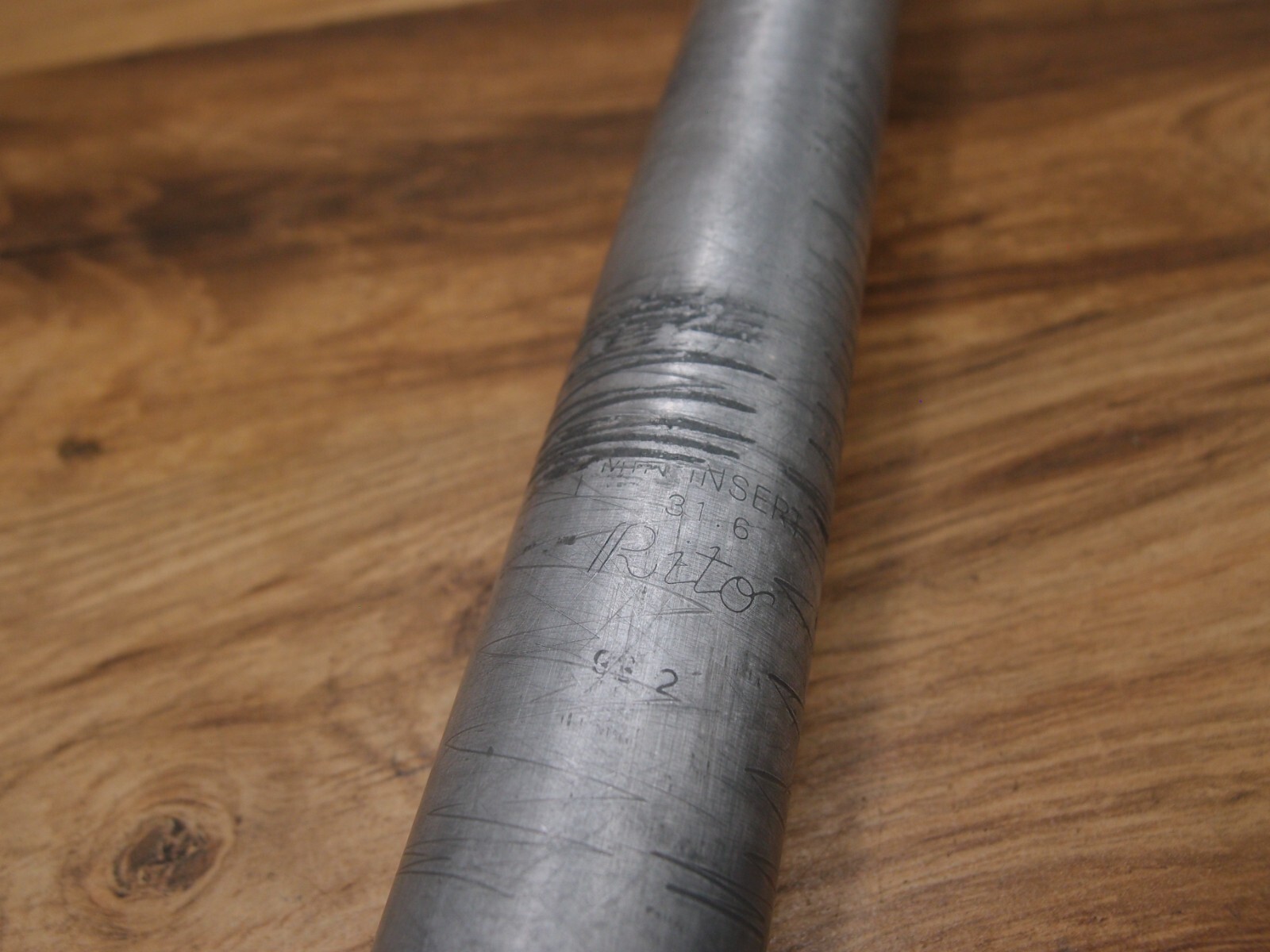 RITO plain seatpost 31.6 mm for MTB made in Italy 1996