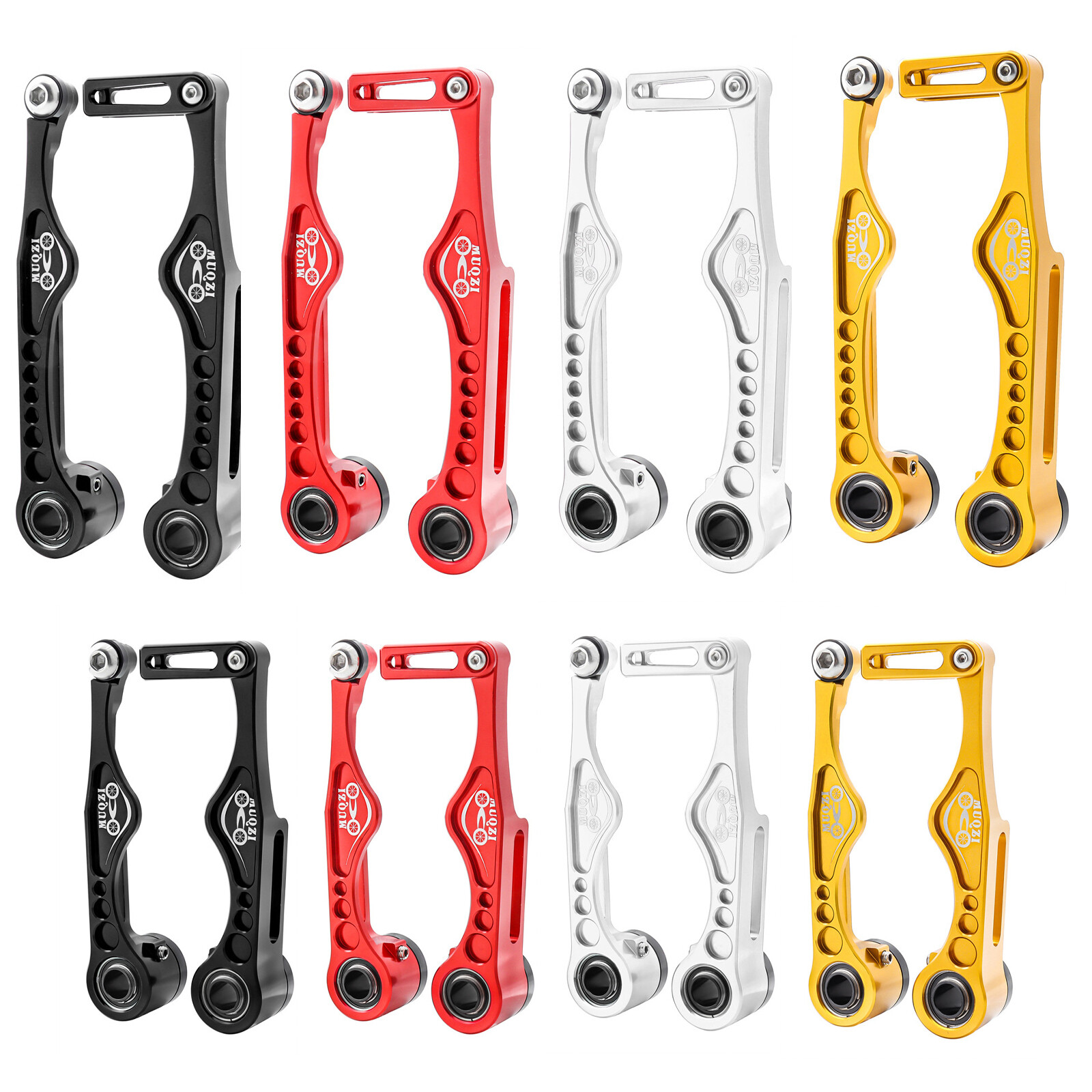 CNC Bike V Brakes Set Pull Set Front Rear Bicycle MTB Long/ Short Kit Aluminium