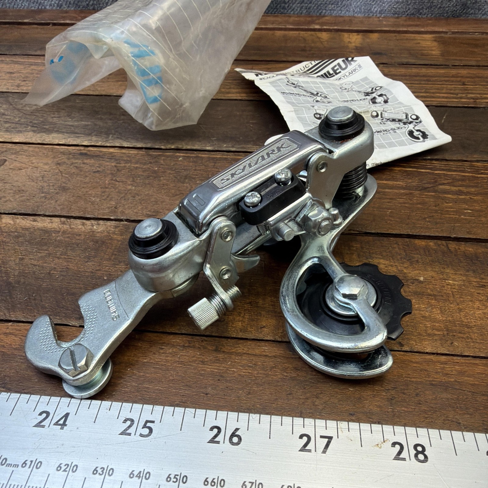 Vintage Shimano Skylark RD-SL10 Rear Derailleur NOS SHORT Cage Japan 305g