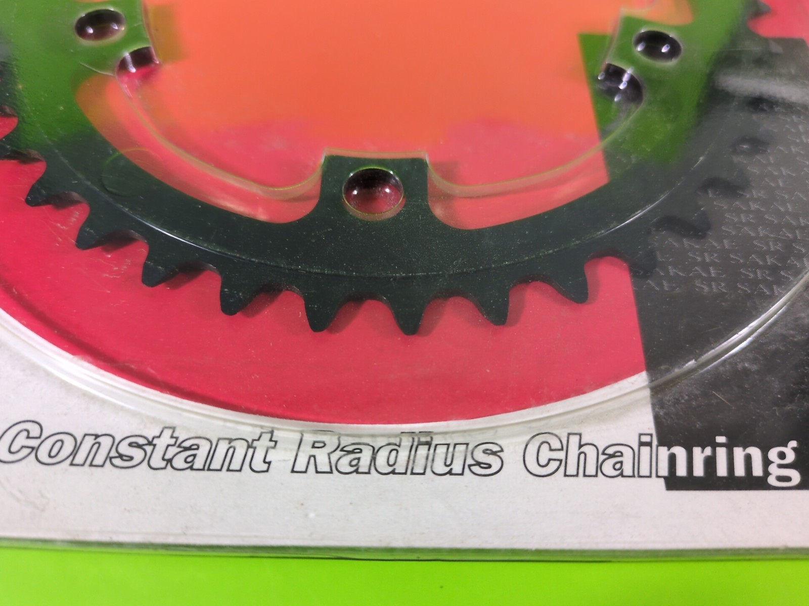 NEW Sakae SR Chainring 38T 110mm BCD 5-Arm Roundtech Vintage Road MTB Black
