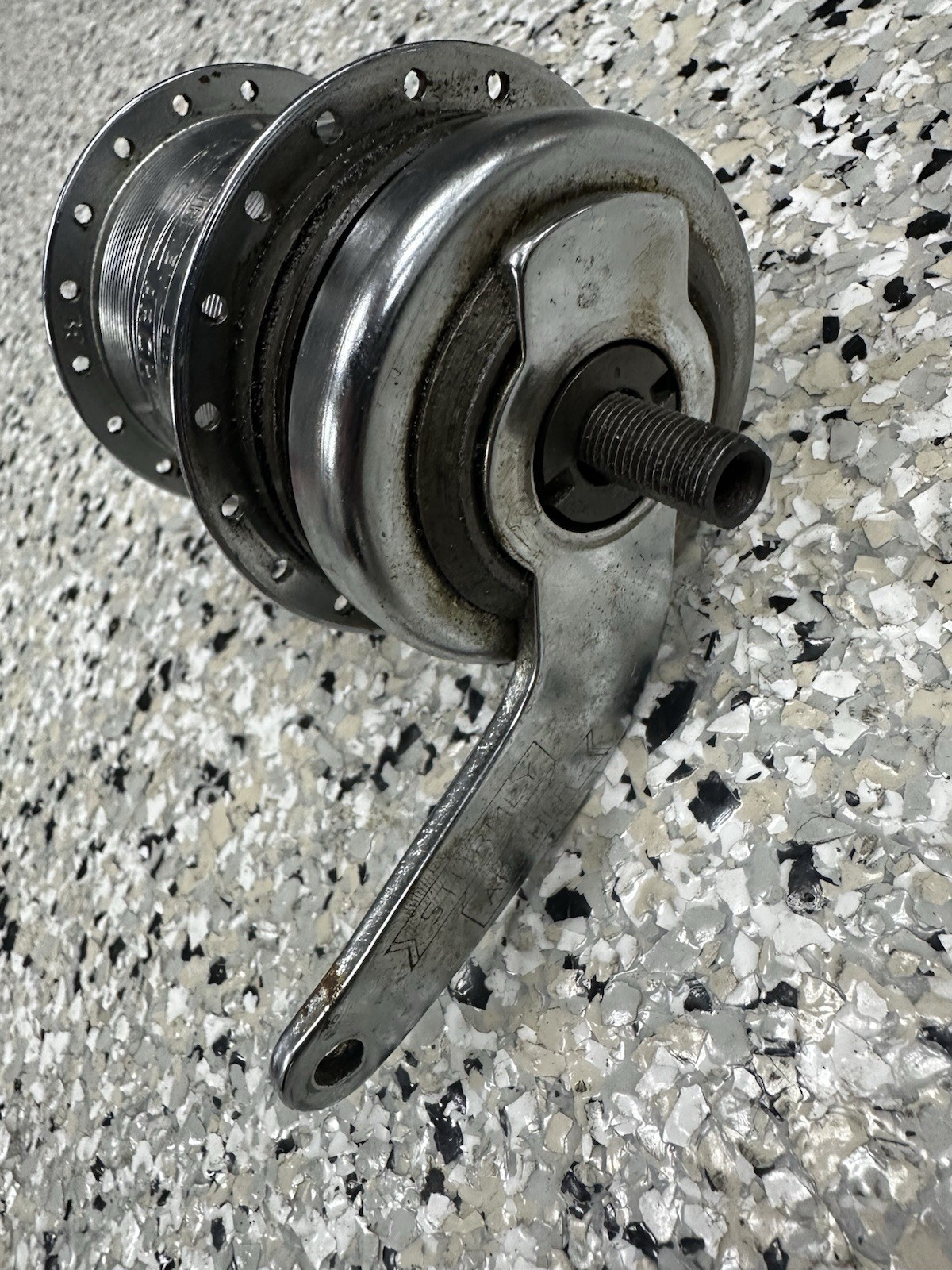 Used 1978 36H Sturmey Archer Rear Coaster Brake Hub