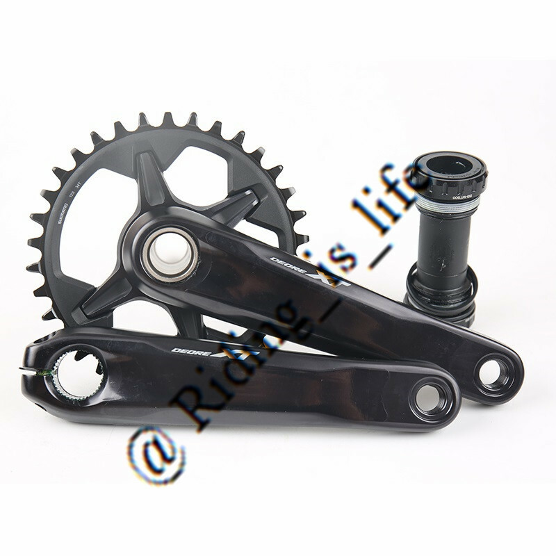 SHIMANO DEORE XT M8100 1×12 Speed MTB Groupset 6Pcs,30T/32T/34T/51T, 165MM-175MM
