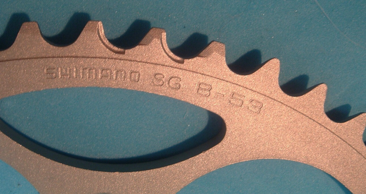 Shimano Ultegra B-53Tx 130BCD FC-6500 SG Road Chainring-NEW/NOS 2×8/9-Spd -Mint