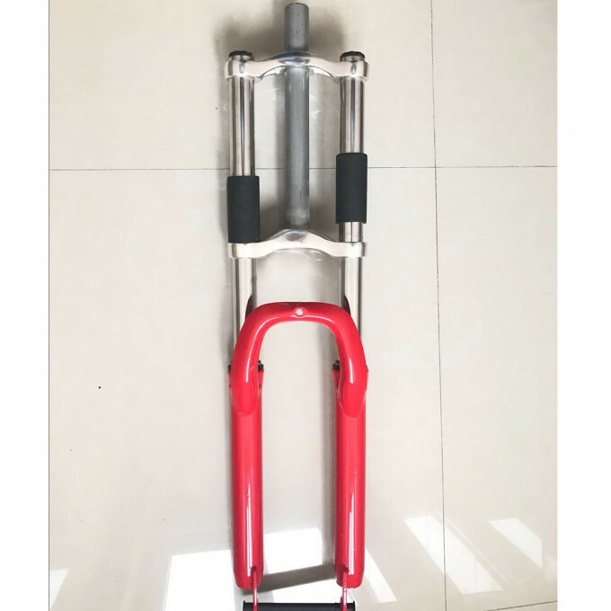 CDH Red 26″ Bicycle Suspension Fork & Headset & 44T Crankset -Gas Motorized Bike