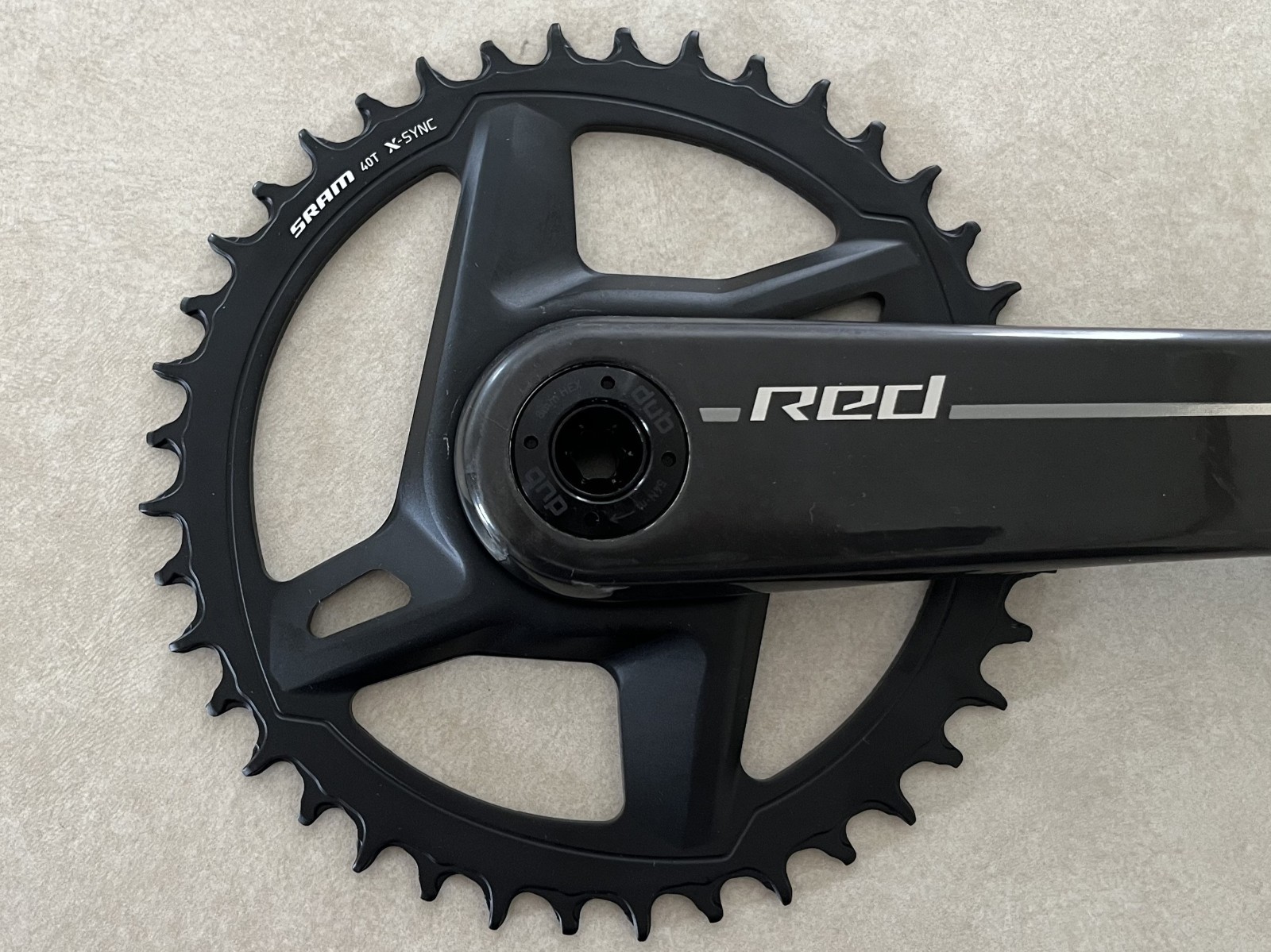 New SRAM Red XPLR Wide DUB Carbon Fiber 170mm 40t 1x 12 13 Direct Mount Crank