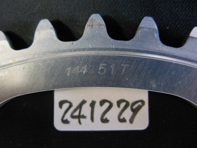 Piste / Keirin / NJS Certified [Sugino75] Thick Tooth Big Gear 51T / PCD144mm