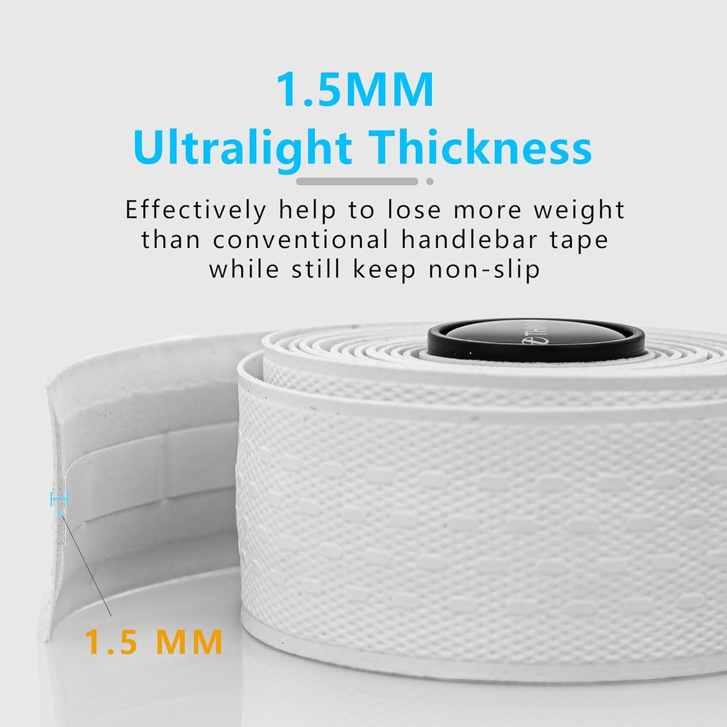 Thinvik Bike Handlebar Tape, Ultra-Light EVA+PU Bicycle Bar Tape, Anti-Slip Bar