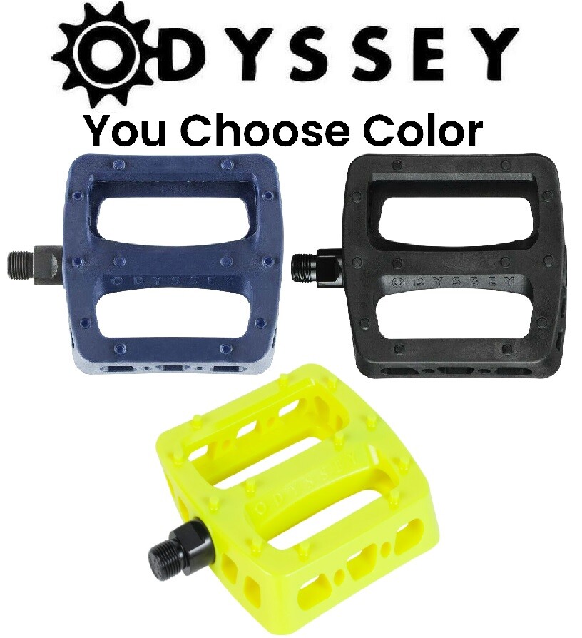 Odyssey MX Twisted PC PRO BMX Platform Pedals 9/16 Strong Park Bike Choose Color