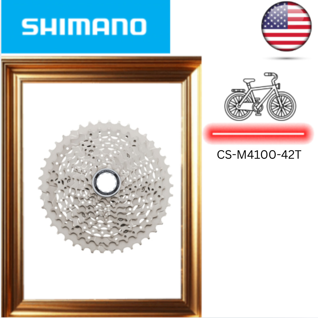 Shimano Cassette Deore CS-M4100 10 Speed Silver 42 Teeth Touring Trekking MTB