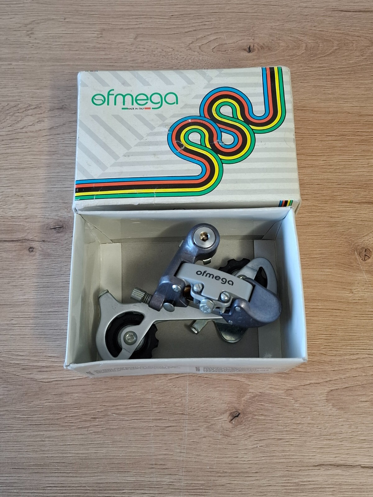 Retro Bicycle Parts NIB NOS Ofmega Alpine LP 1st Style Rear Derailleur 6 Speed