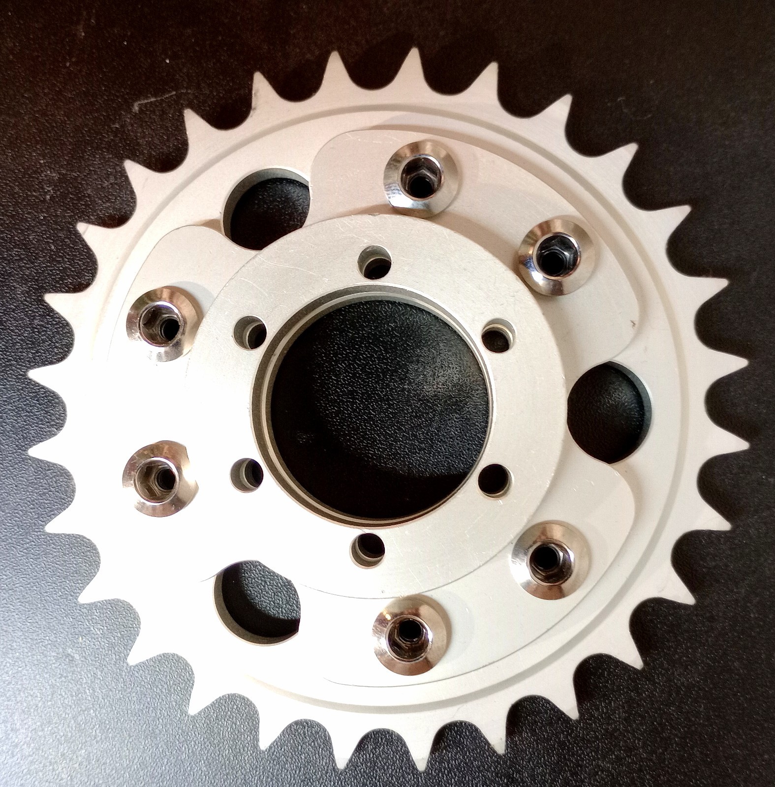 Motorized Bicycle Disk Brake Rotor Adapter
