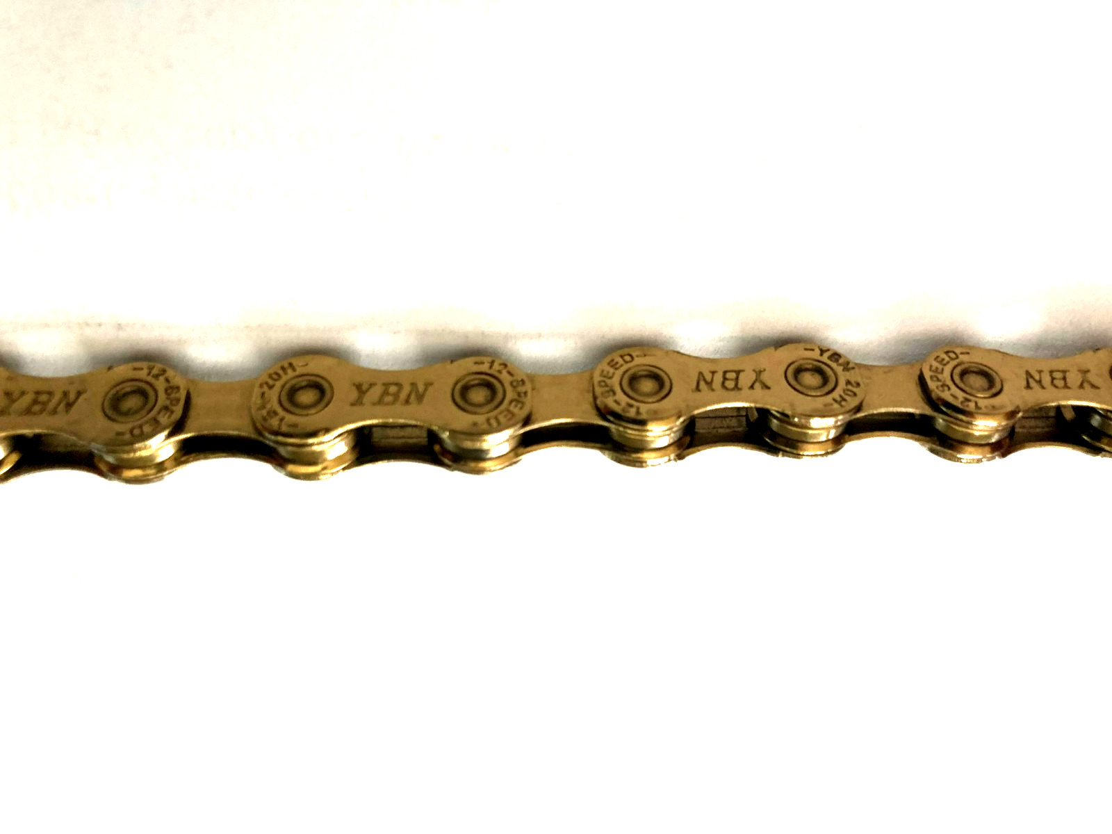 YBN New 12 Speed Bike Bicycle Chain Road MTB 126 Link & Master Link – Gold