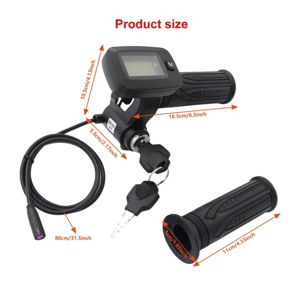 Throttle Handle with Mode Key for Tuttio Soleil01 M For Electric Scooter Bike