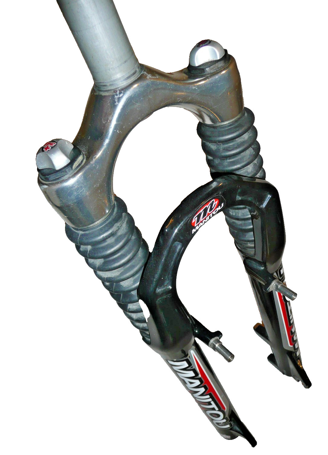 Manitou X-Vert 26″ Suspension Fork – 1 1/8″ – 105mm – Rim/Disc Brake – Nice!