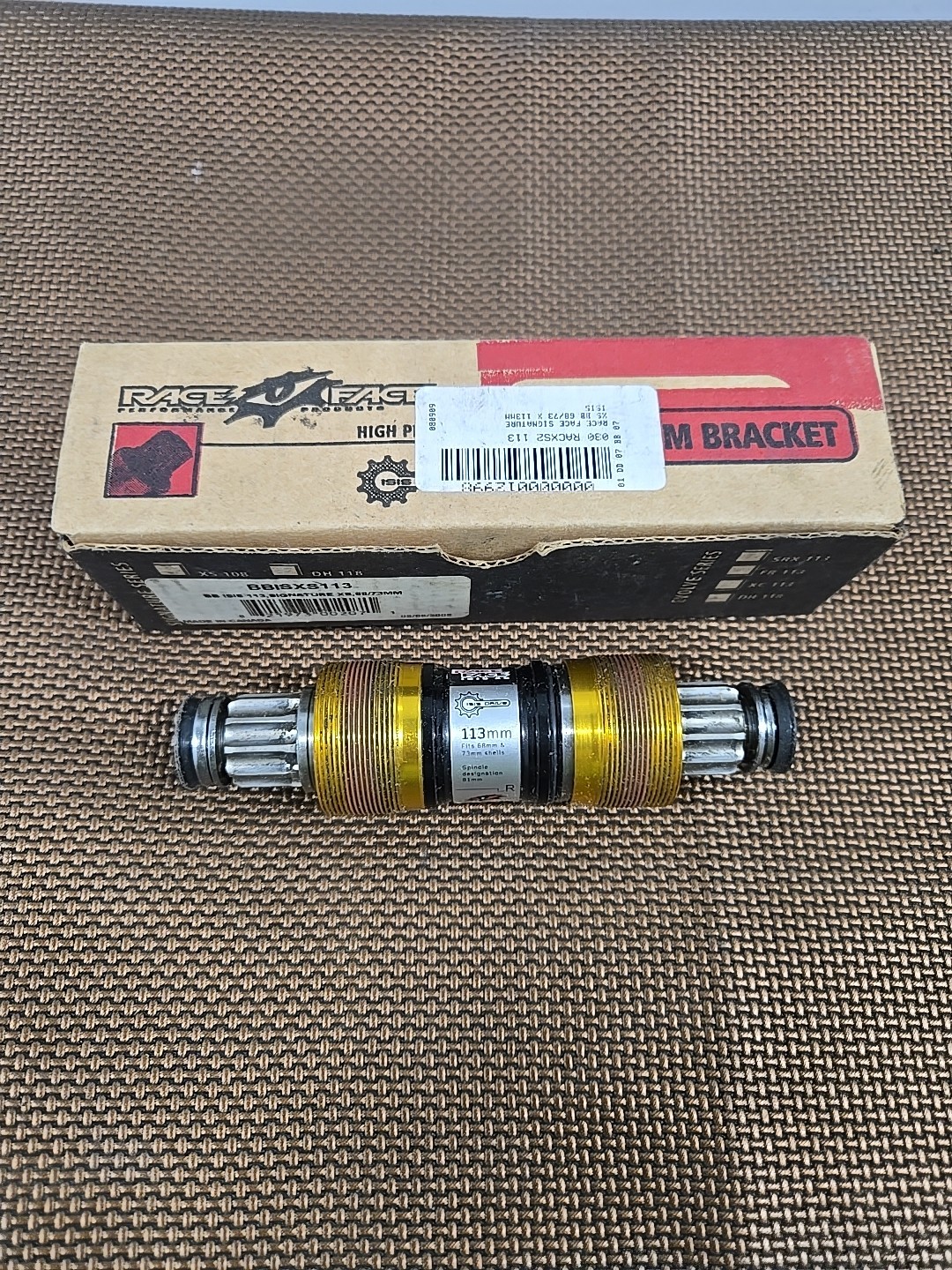 RacaFace Signature Bottom Bracket ISIS drive XS, 68 MM/73 MM, 113 MM