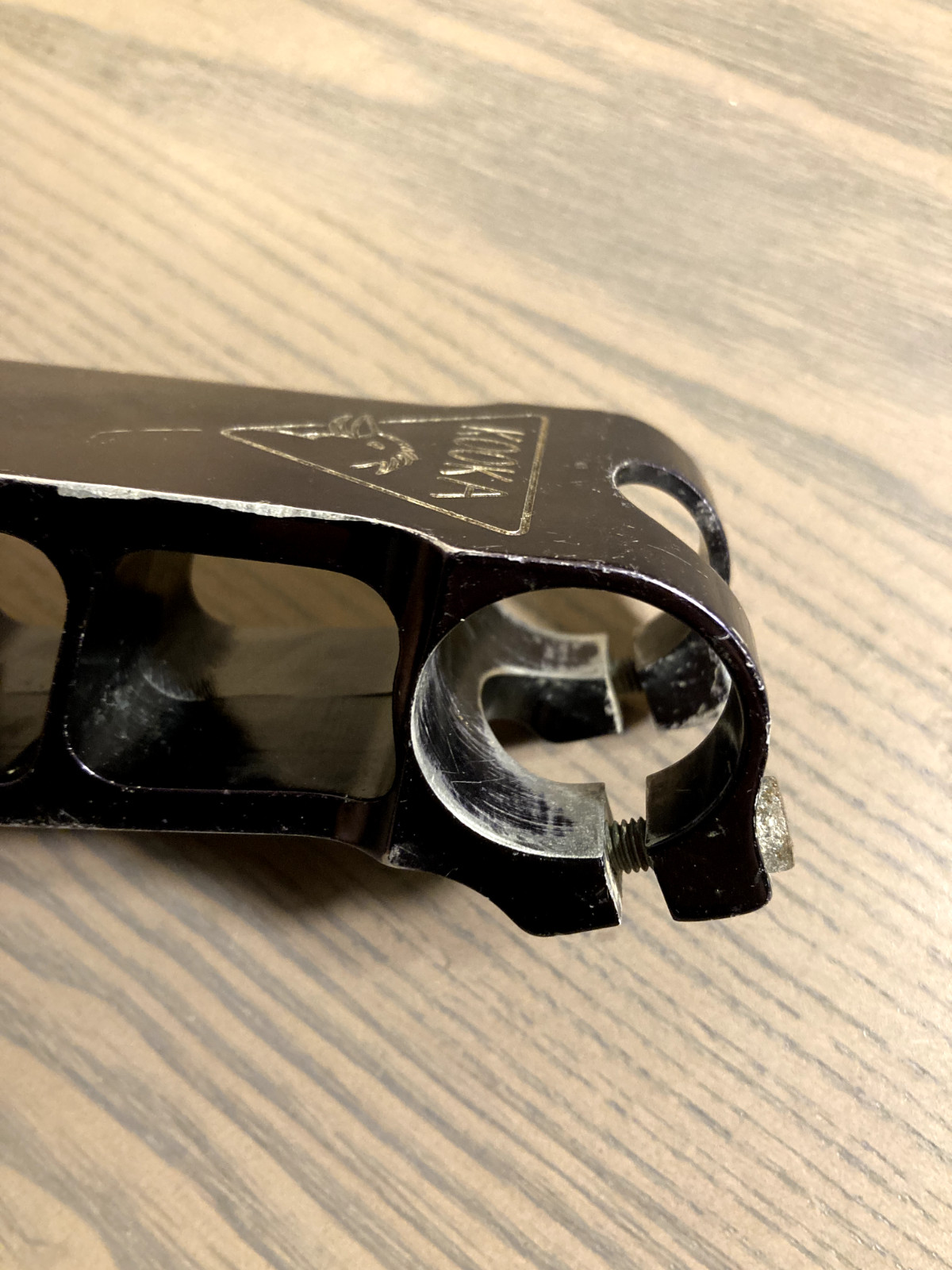 Vintage Kooka Billet 90s 1″ threadless stem 130mm ~ Grafton Ringle CNC retro MTB
