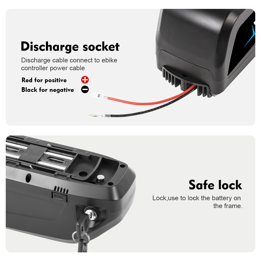 48V/36V Hailong Li-ion Ebike Battery Electric Bicycle Battery for 0-1000W Motor